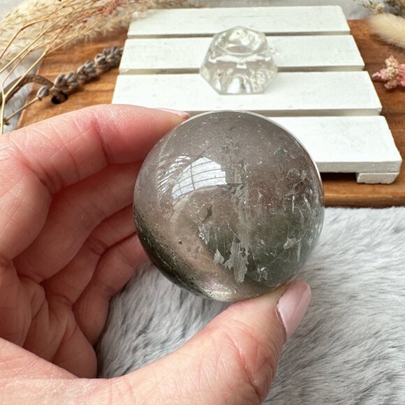 Small Garden Quartz Sphere - Picture 5 of 9